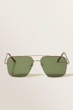 Roza Aviator Sunglasses  Gold  hi-res
