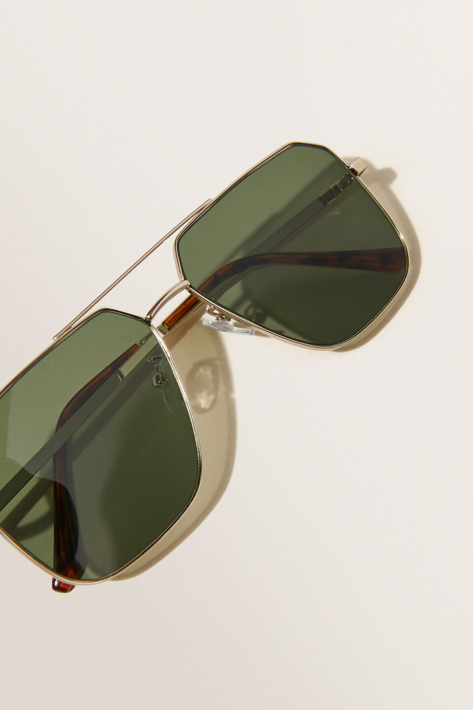 Roza Aviator Sunglasses  Gold
