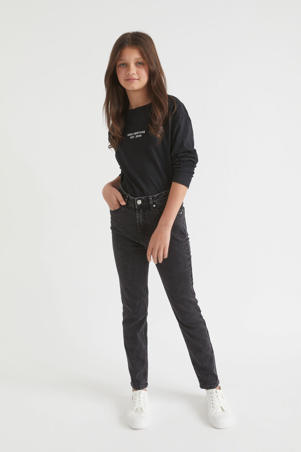 Core Jean  Washed Black