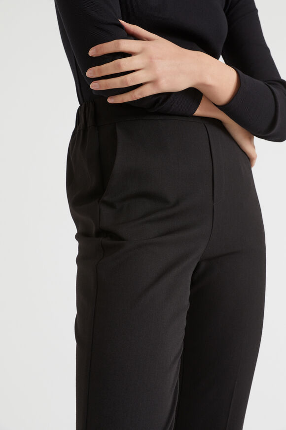 Slim Leg Pull On Pant  Black  hi-res