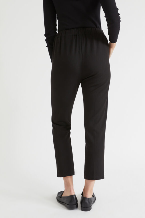 Slim Leg Pull On Pant  Black  hi-res
