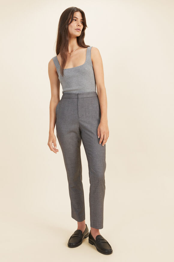 Slim Leg Suit Pant  Slate Marle  hi-res