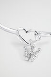 Silver Initial Bangle  W  hi-res