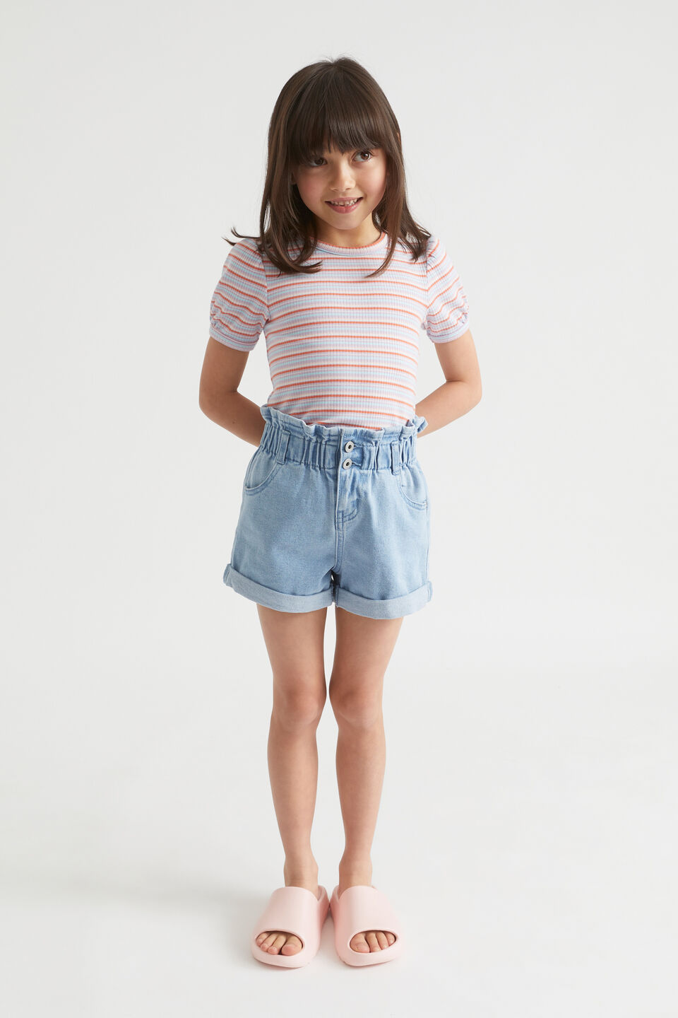 Core Denim Short  Classic Wash