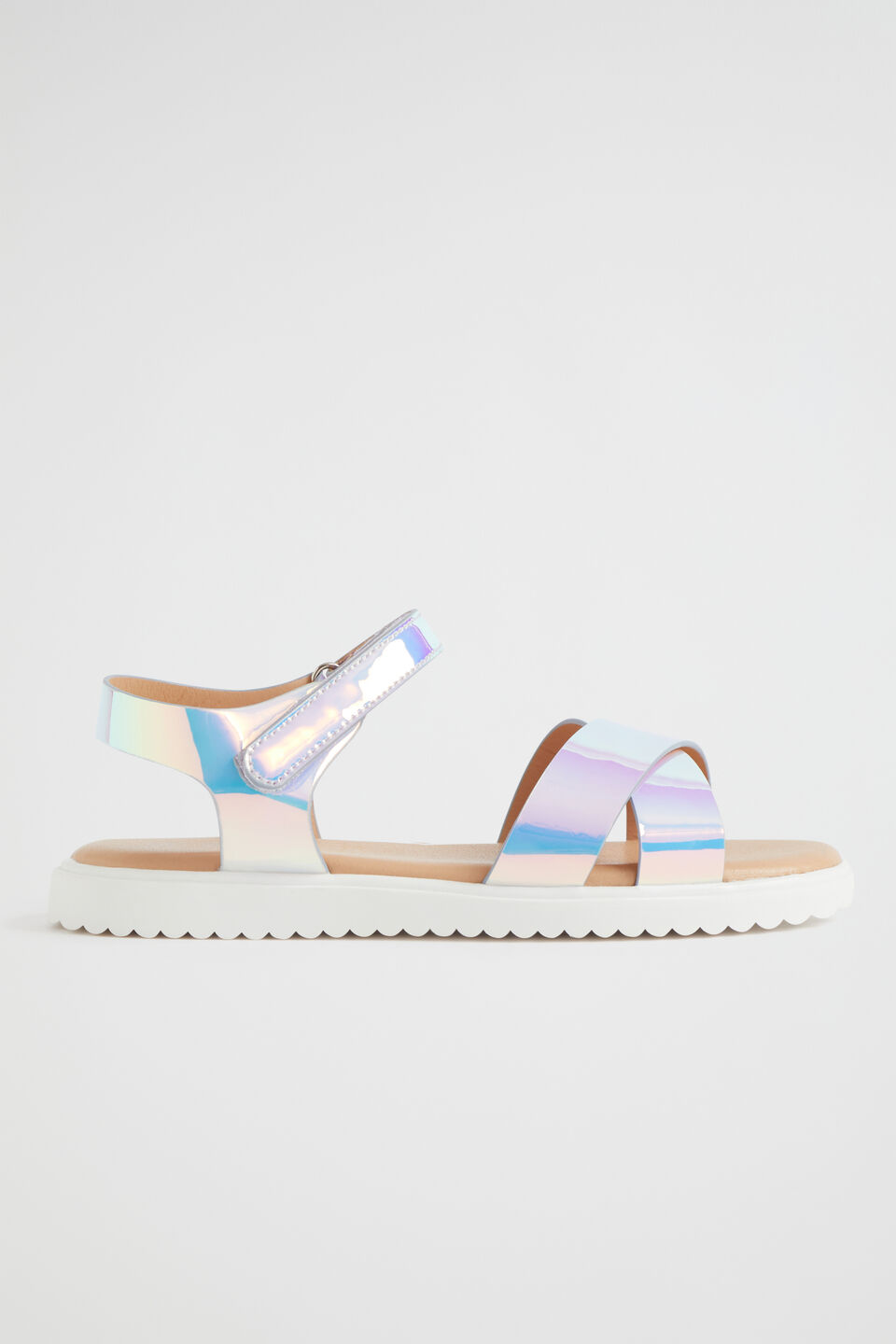 Summer Crossover Sandal  Iridescent