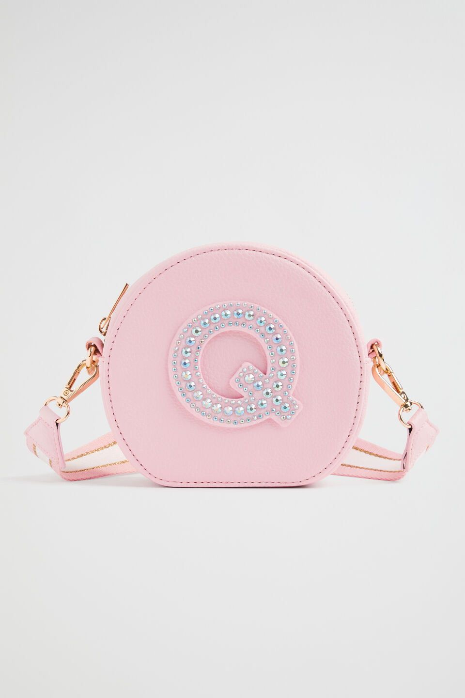 Circle Jewel Initial Bag  Q
