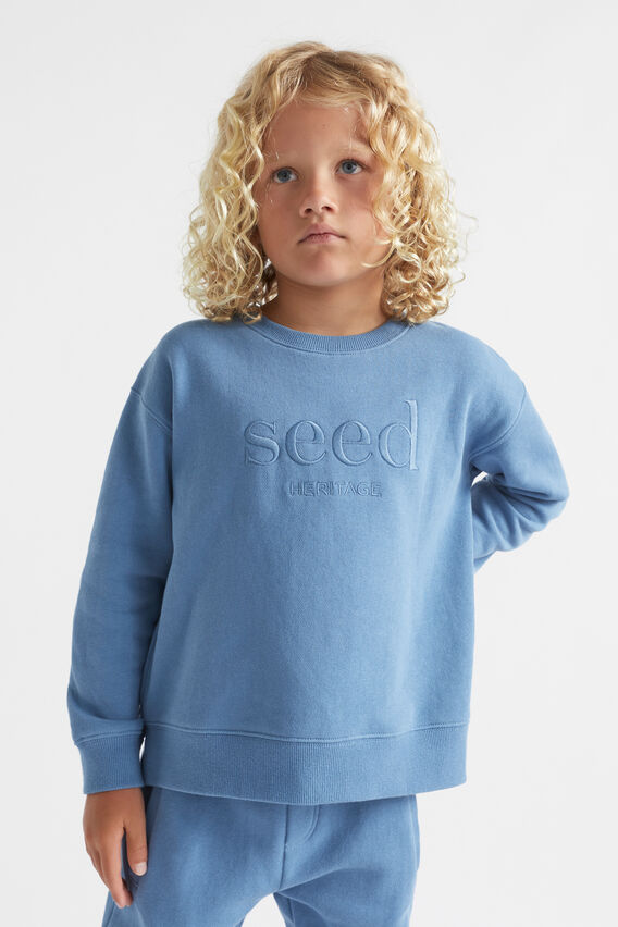 Core Logo Sweat  Blueberry  hi-res