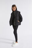 Oversized Puffa Vest  Black  hi-res