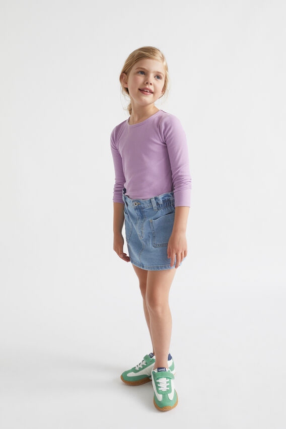 Core Rib Tee  Lilac  hi-res