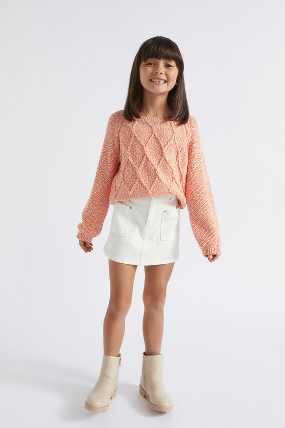 Cargo Pocket Skirt  Canvas Wash  hi-res