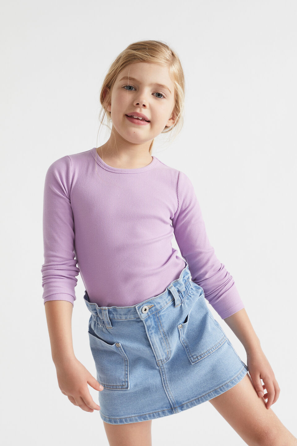 Cargo Pocket Skirt  Original Indigo