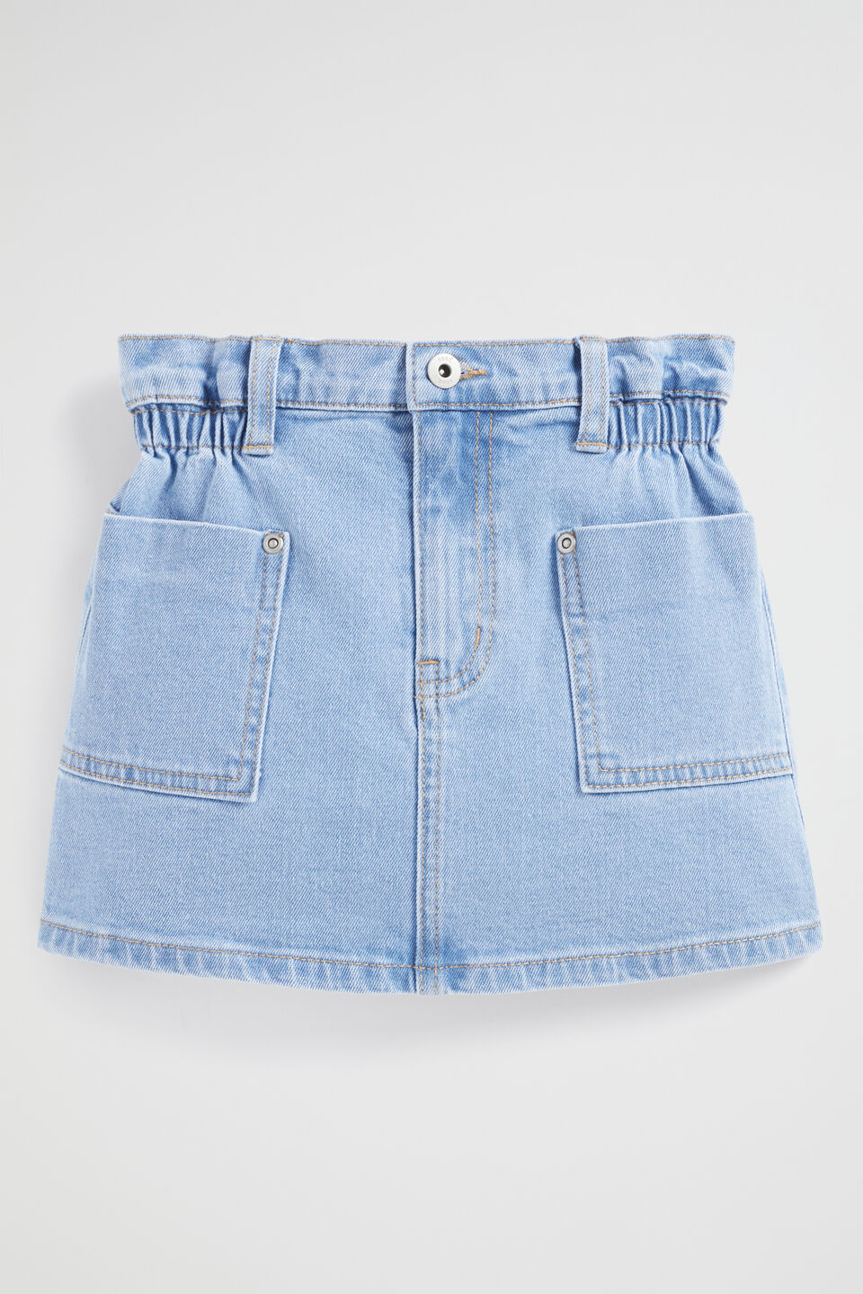Cargo Pocket Skirt  Original Indigo