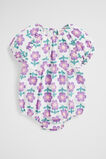 Retro Floral Romper  Multi  hi-res