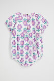 Retro Floral Romper  Multi  hi-res
