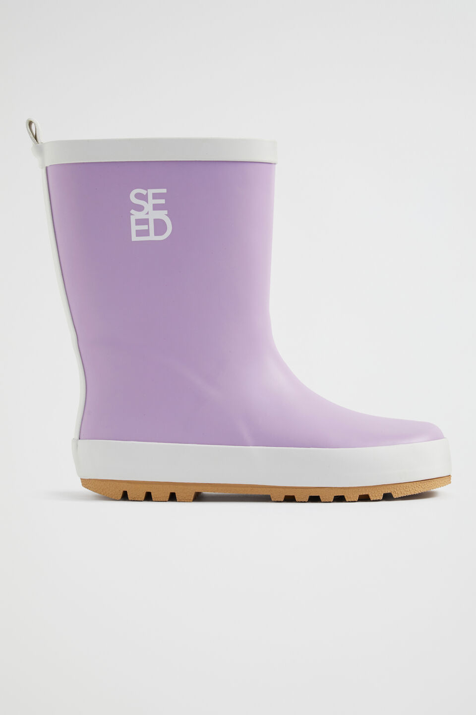 Seed Logo Rubber Gumboot  Lilac