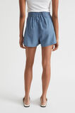 Seersucker Pleat Front Short  Capri Wash  hi-res