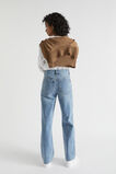 Long Length High Waist Jean  Capri Wash  hi-res