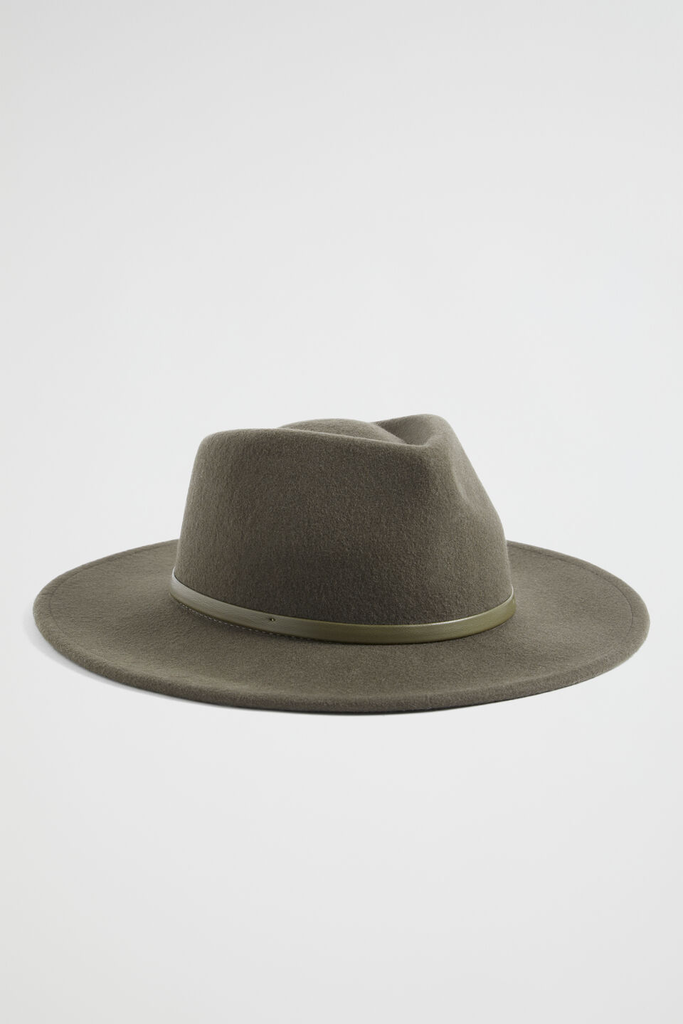 Felt Fedora  Dark Fern