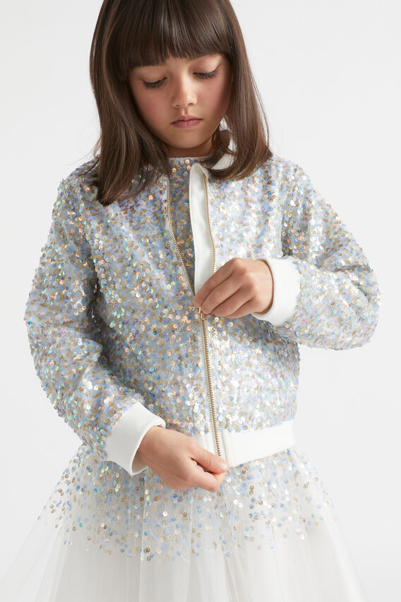 Sequined Bomber  Canvas  hi-res