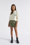Oversized Slogan Hoodie  Vintage Cream  hi-res