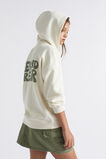 Oversized Slogan Hoodie  Vintage Cream  hi-res