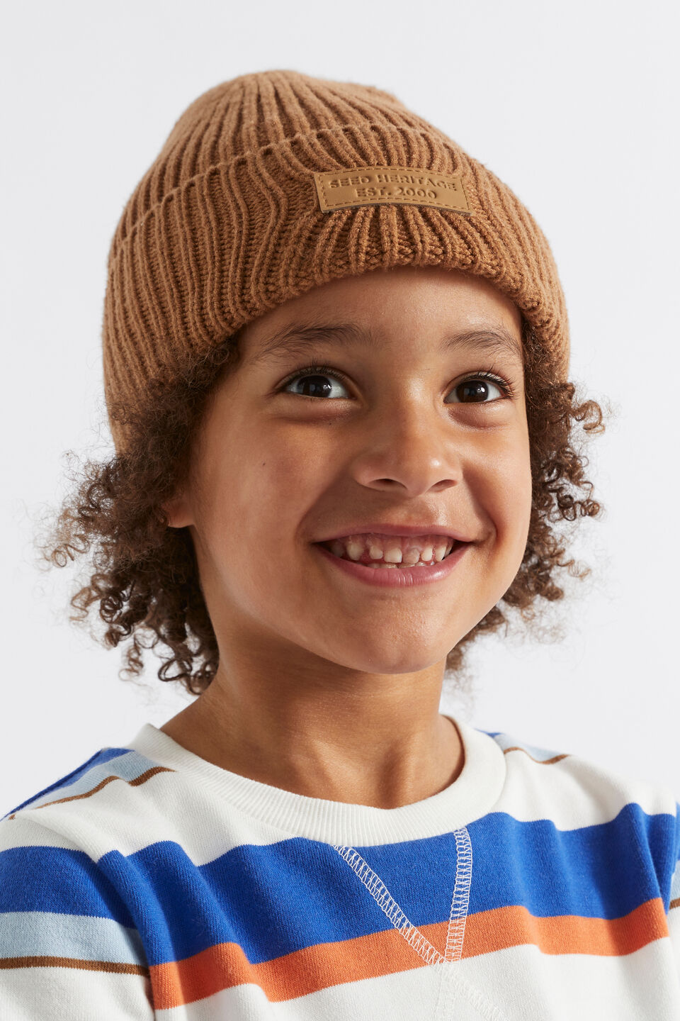 Heritage Rib Beanie  Cocoa