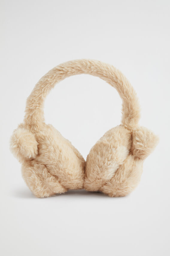 Bunny Ear Muff  Chai  hi-res