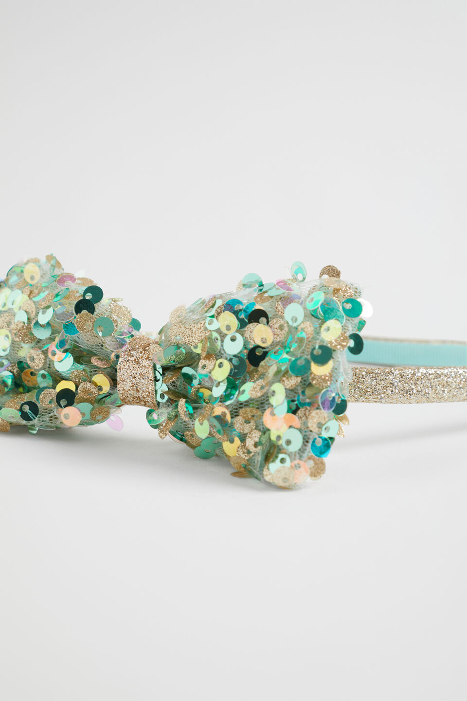 Sequin Bow Headband  Multi