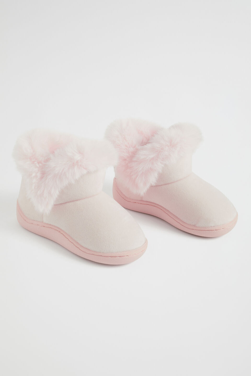 Fluffy House Boot  Dusty Rose