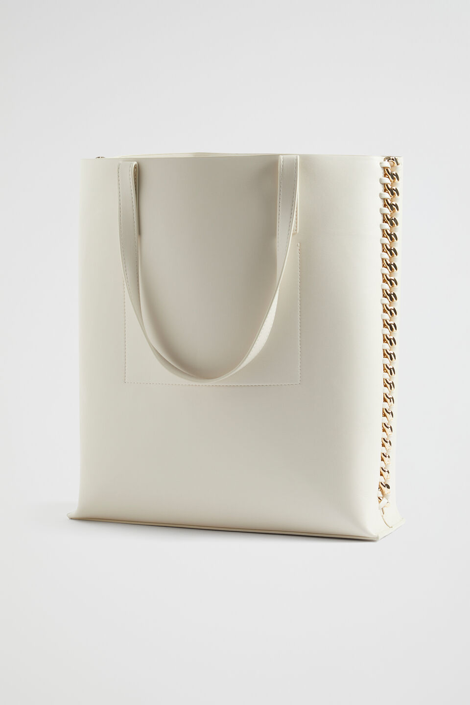 Chain Tote  Bone