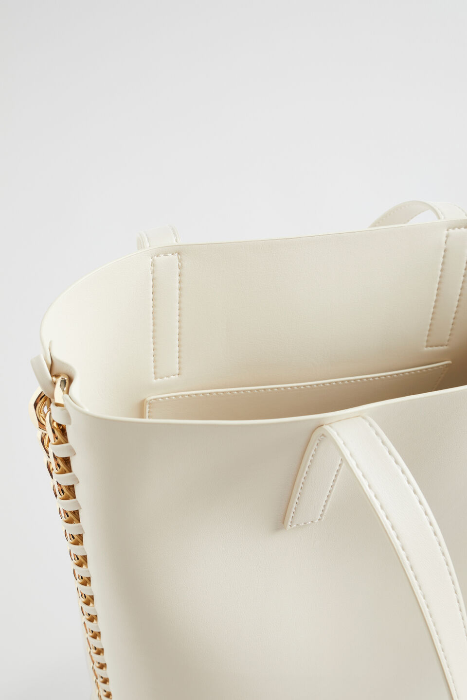 Chain Tote  Bone