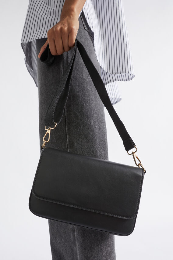 Logo Crossbody Bag  Black  hi-res