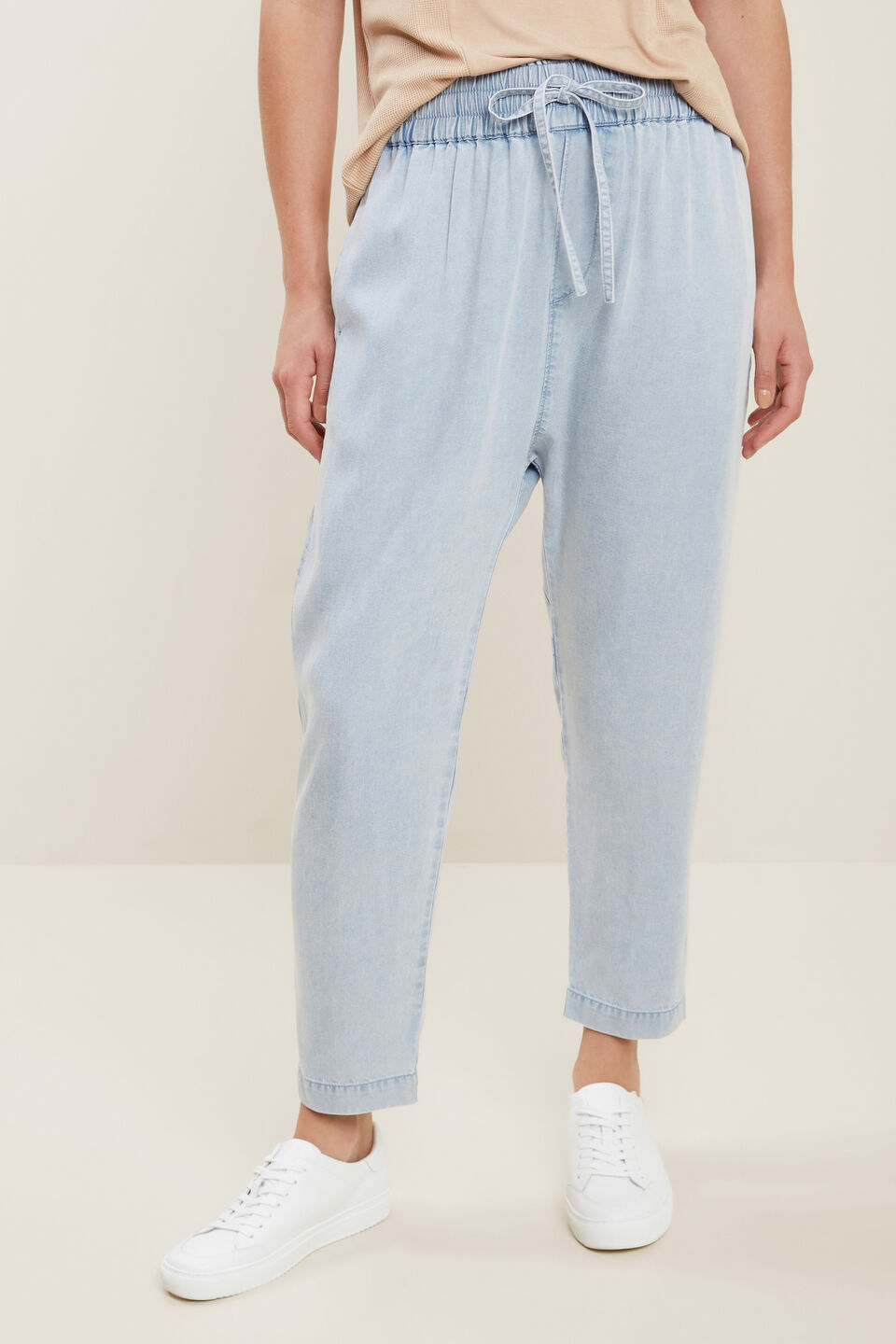 Tencel Harem Pant  Light Retro Blue