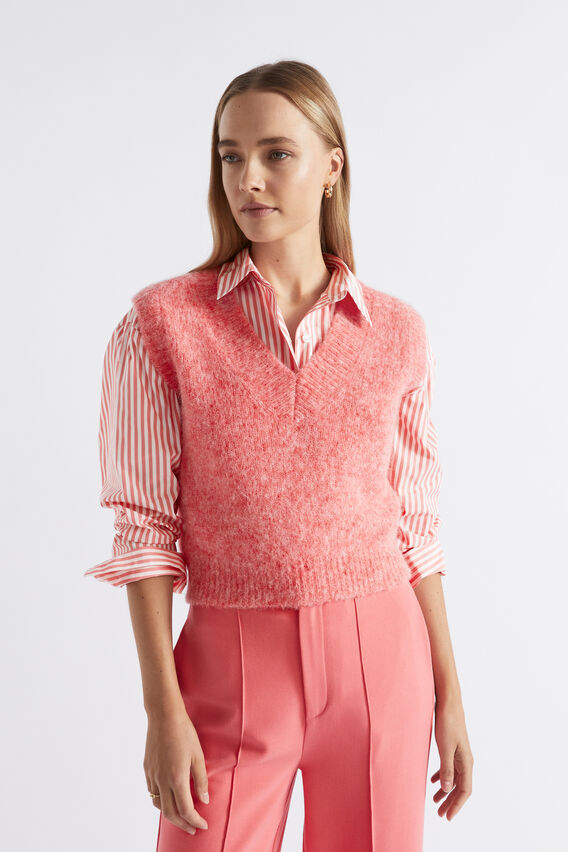Wool Blend Vest  Primrose Marle  hi-res