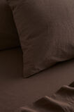 Alba Standard Pillowcase  Chocolate  hi-res