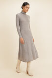 Babywool Roll Neck Midi Dress  Pewter Marle  hi-res