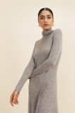 Babywool Roll Neck Midi Dress  Pewter Marle  hi-res
