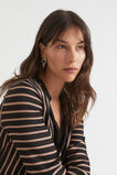Small Interlock Hoop  Silver  hi-res