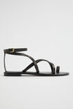 Jasmine Flat Sandal  Black  hi-res