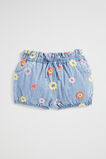 Floral Denim Short  Classic Wash  hi-res