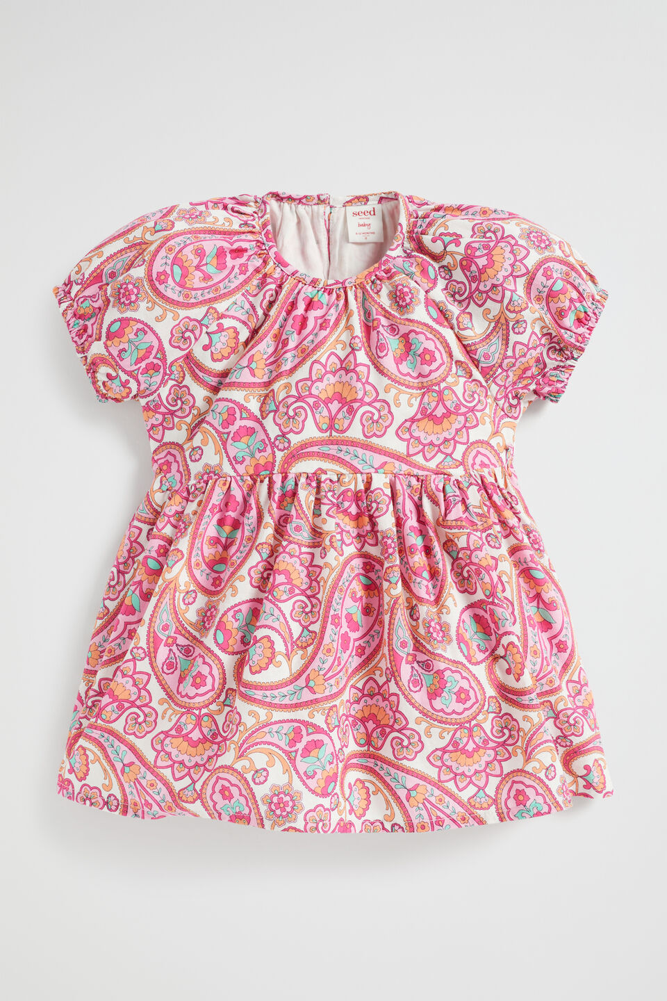 Paisley Dress  Fuchsia