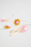 Glitter Daisy Snaps 4 Pack  Multi  hi-res