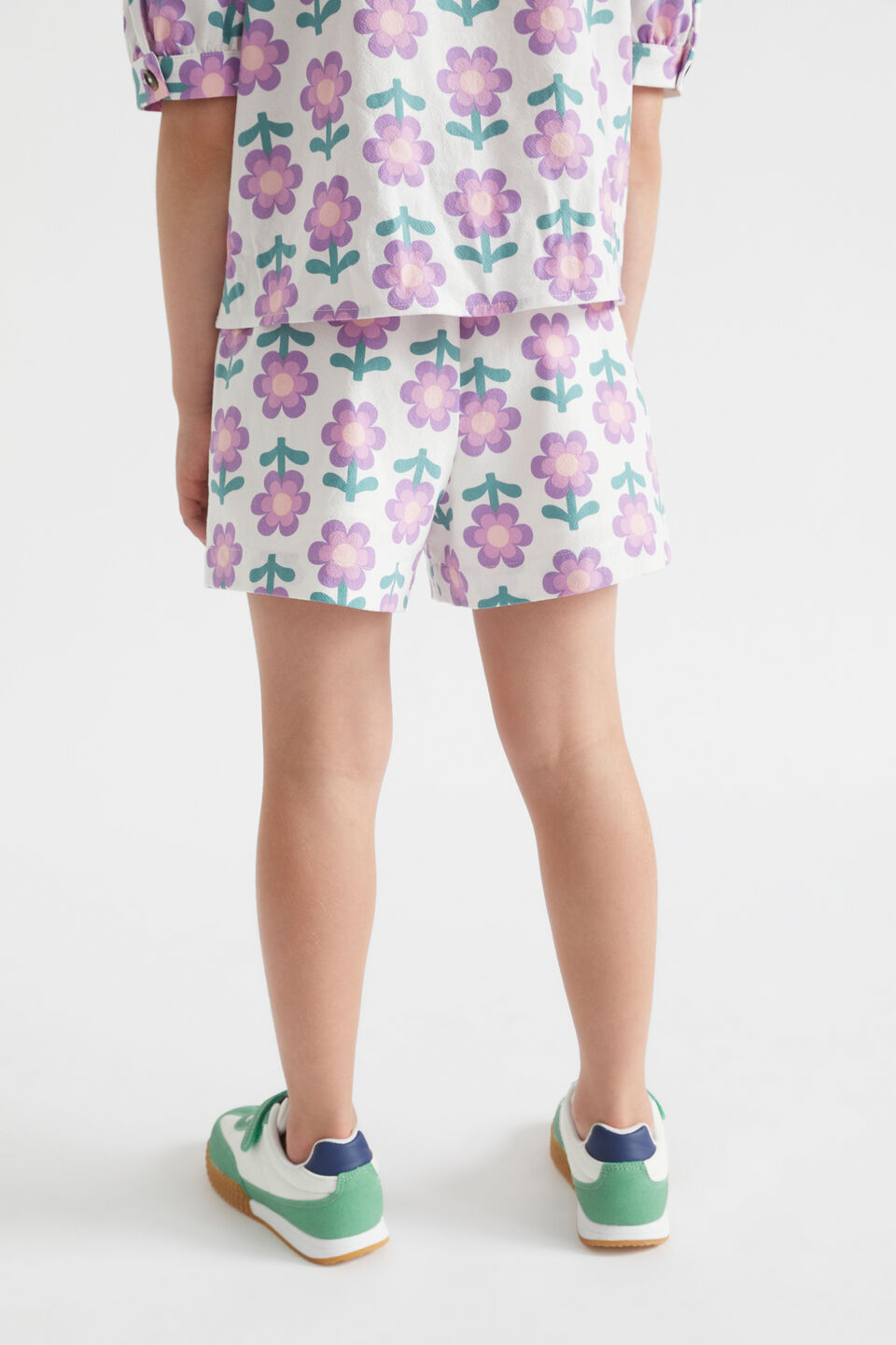 Retro Floral Shorts  Multi
