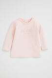 Core Logo Rugby Tee  Dusty Rose  hi-res