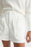 Denim Elasticated Short  Cloud Cream  hi-res