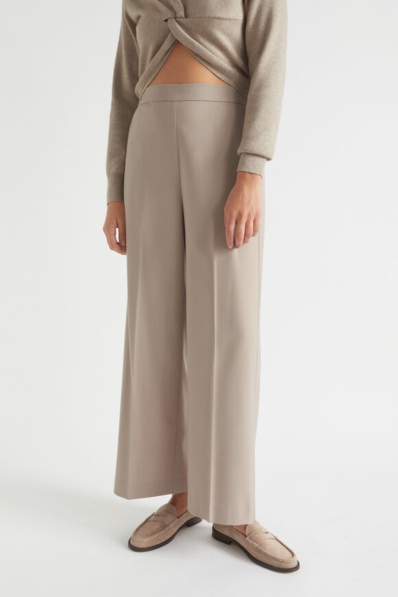 Wide Leg Elasticated Pant  Light Storm  hi-res