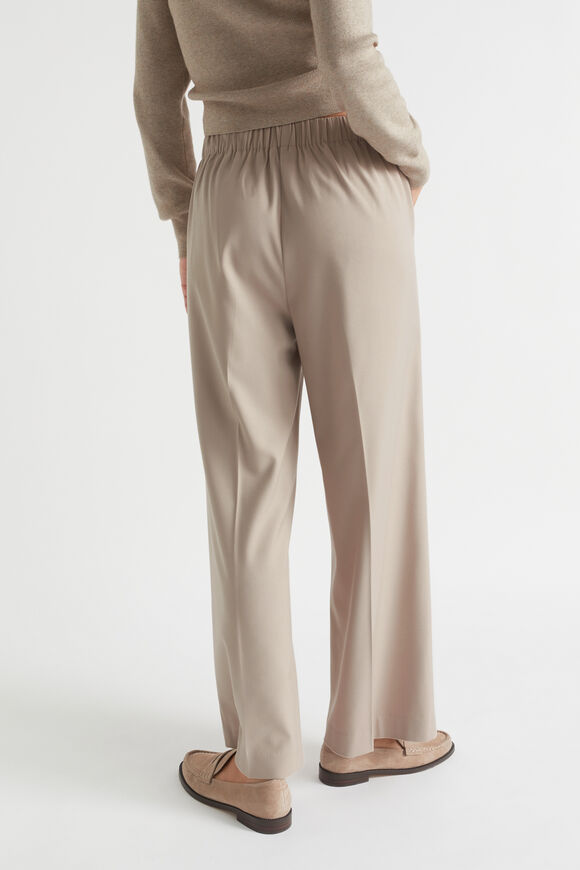 Wide Leg Elasticated Pant  Light Storm  hi-res