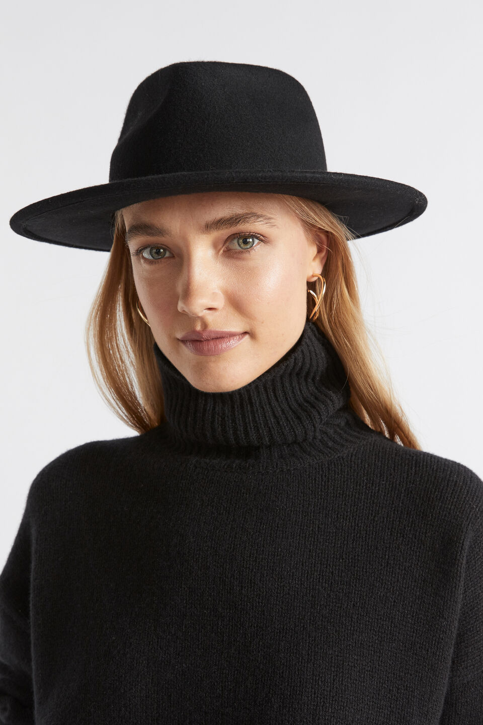 Felt Fedora  Black