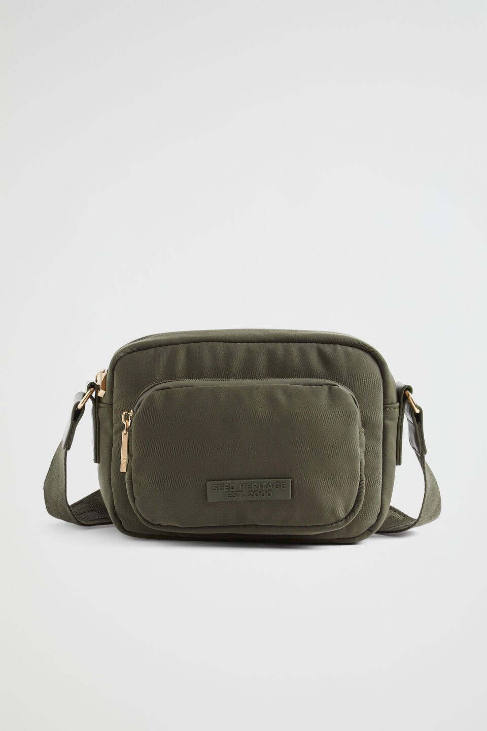 Heritage Logo Camera Bag  Dark Fern