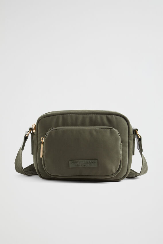 Heritage Logo Camera Bag  Dark Fern  hi-res